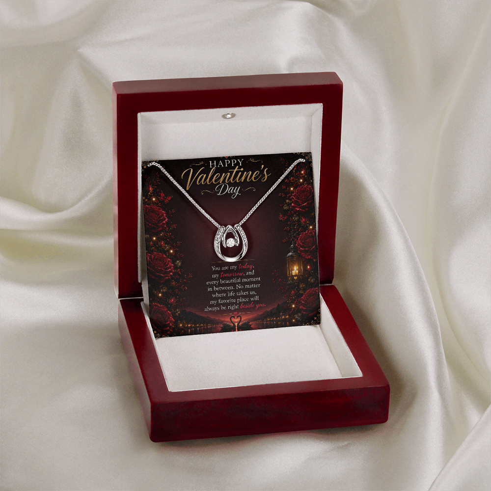Valentine's Dancing Diamond Necklace | Romantic Gift for Her
