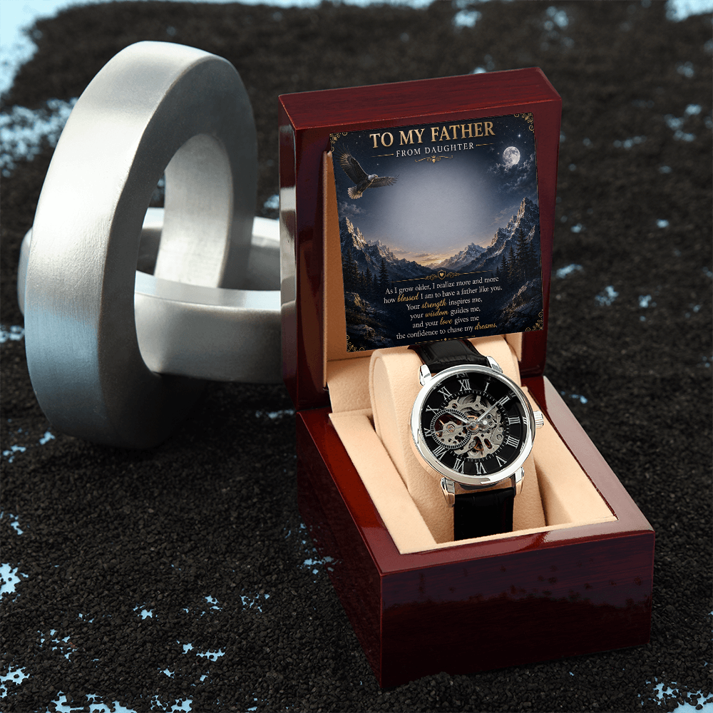 Luxury Mechanical Watch for Dad | Sentimental Gift from Daughter