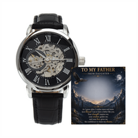 Luxury Mechanical Watch for Dad | Sentimental Gift from Daughter