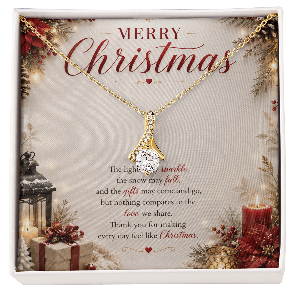 Christmas Alluring Beauty Necklace | Romantic Holiday Gift for Her