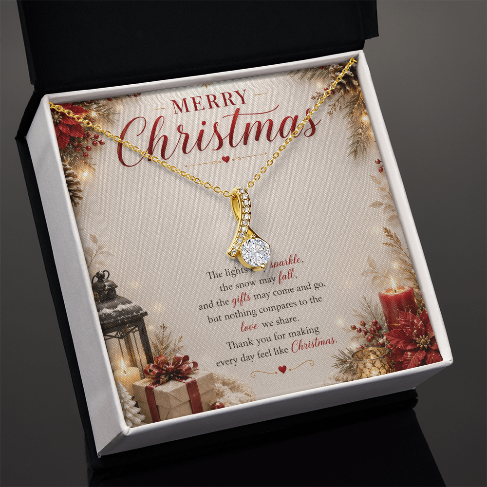 Christmas Alluring Beauty Necklace | Romantic Holiday Gift for Her