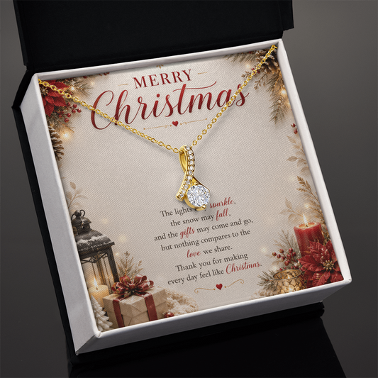 Christmas Alluring Beauty Necklace | Romantic Holiday Gift for Her