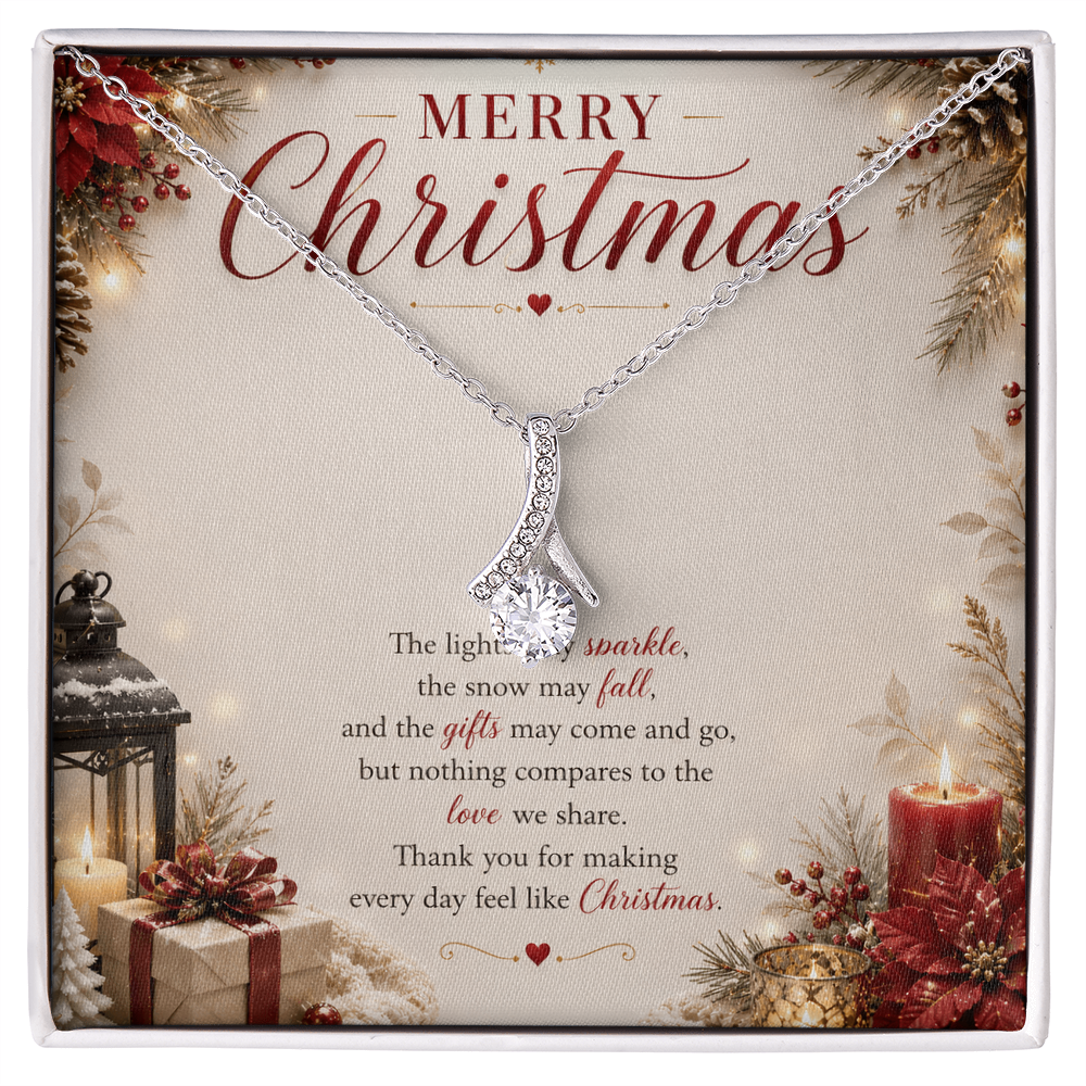 Christmas Alluring Beauty Necklace | Romantic Holiday Gift for Her