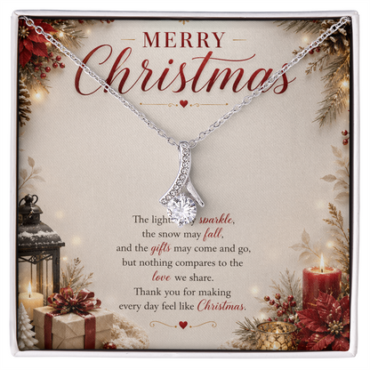 Christmas Alluring Beauty Necklace | Romantic Holiday Gift for Her