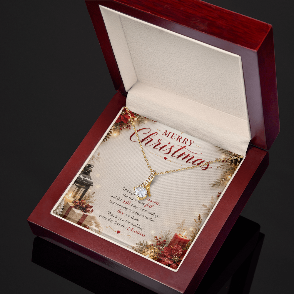 Christmas Alluring Beauty Necklace | Romantic Holiday Gift for Her