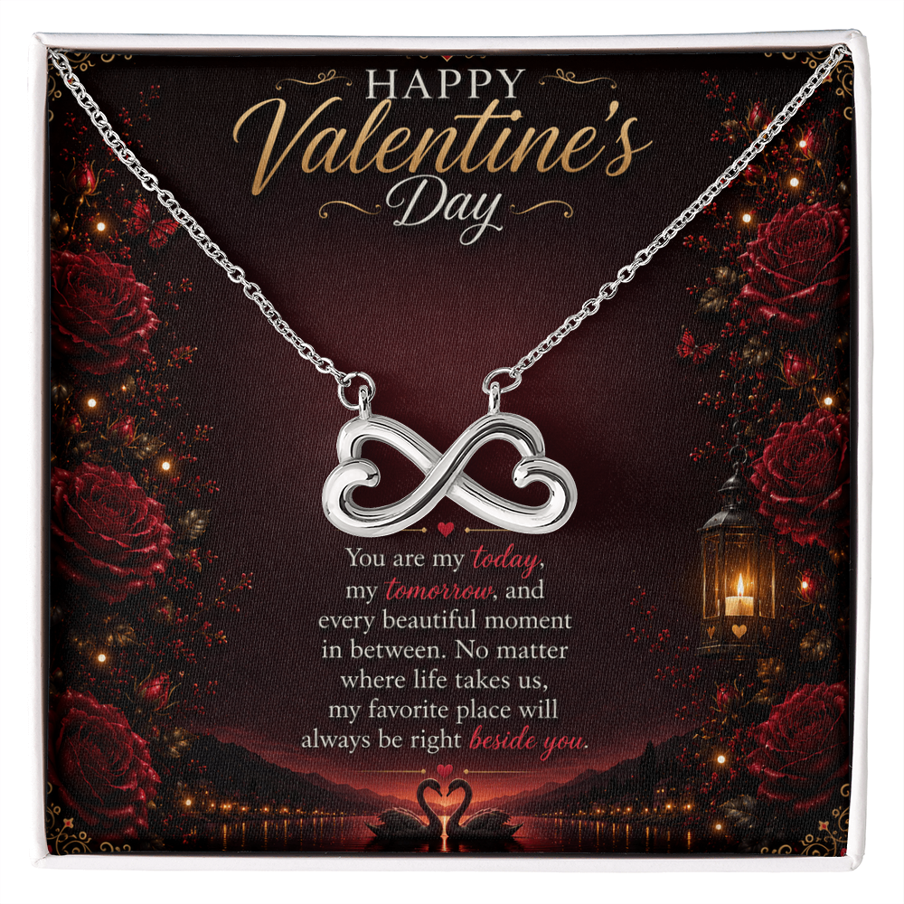 Valentine's Infinity Heart Necklace | Romantic Gift for Her
