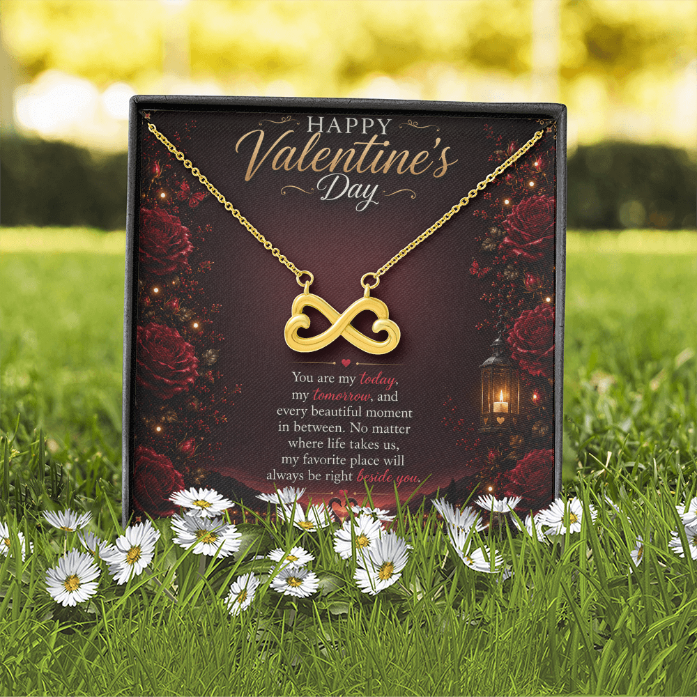 Valentine's Infinity Heart Necklace | Romantic Gift for Her