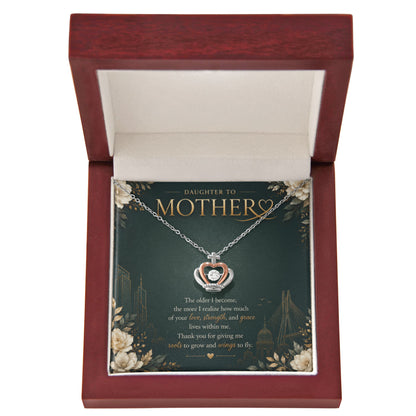 Forever Crown Heart Pendant | Mother's Day Gift for Mom
